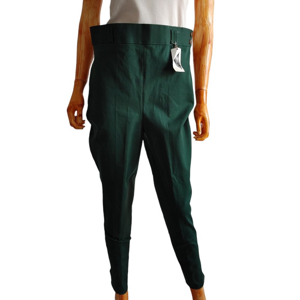 ROYAL HIGHNESS hunter green equestrian breeches nwt